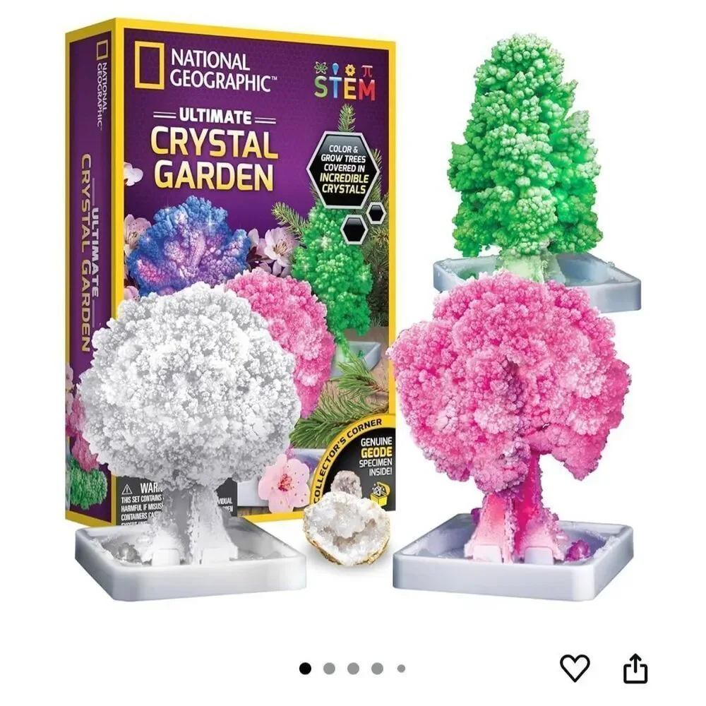 National Geographic STEM ultimate Crystal Garden growing kit brand new unused